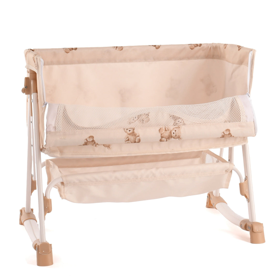 Roma Teddy Bedside Crib - bedside 2