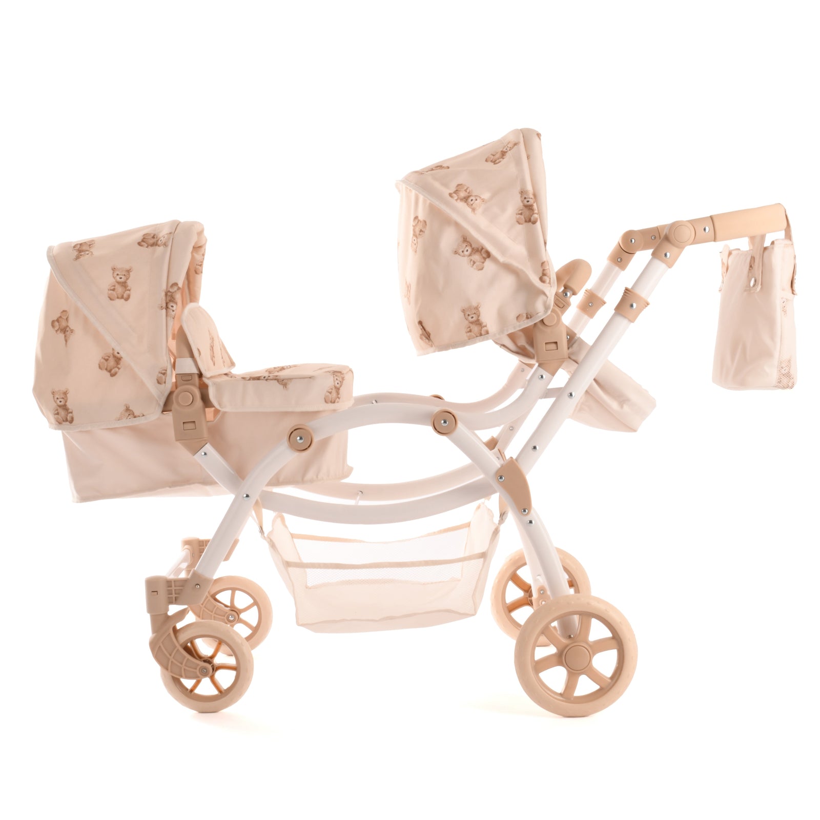 Roma Teddy Twin Dolls Pram - 7