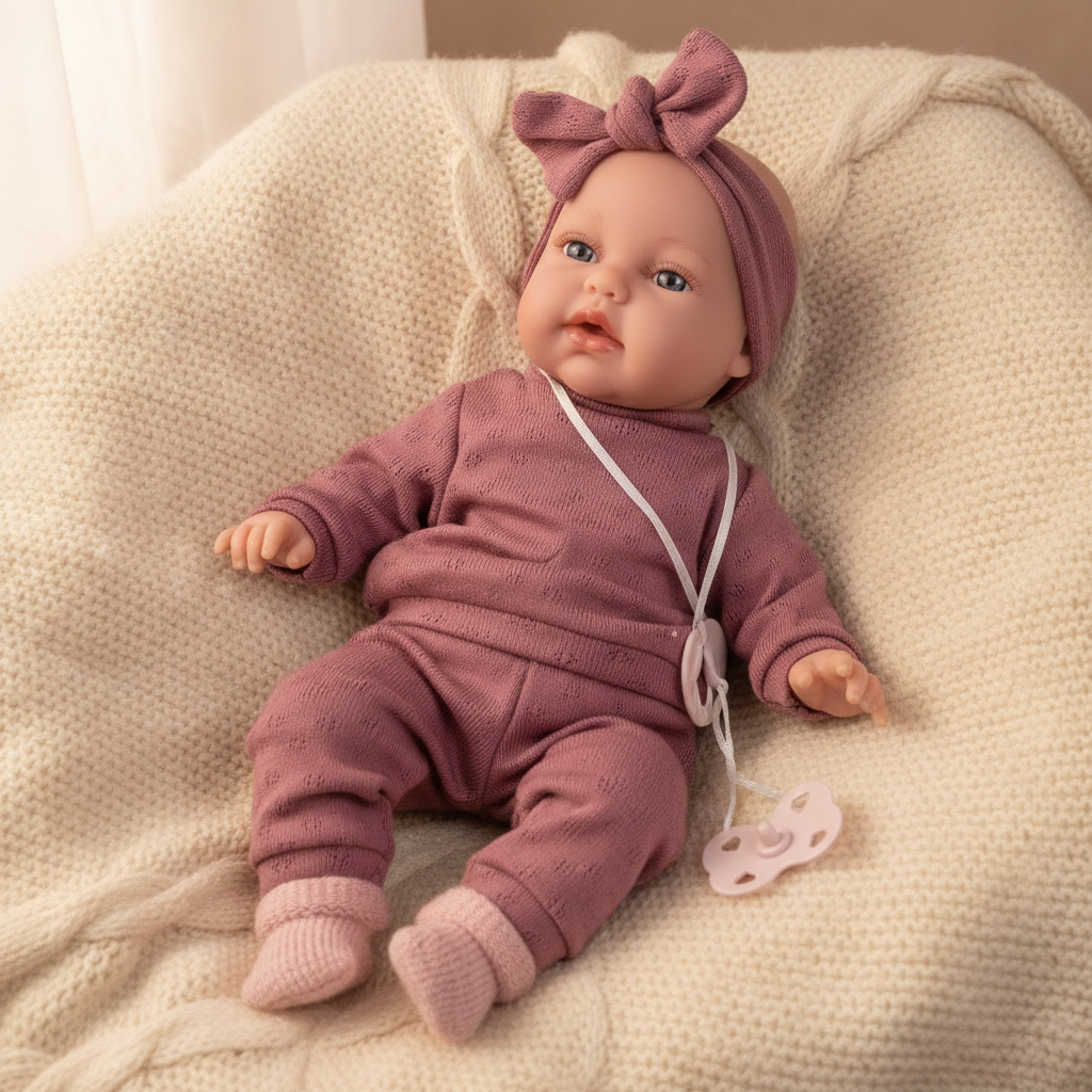 Settling down - Antonio Juan Toneta Little Words Doll with Sleeping Bag, 33cm, Nestoro