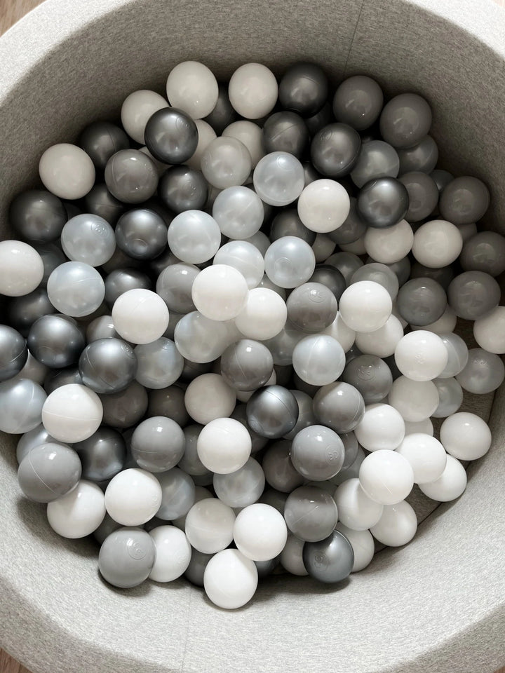 Monio for Kids Light Grey Cotton Round Ball Pit