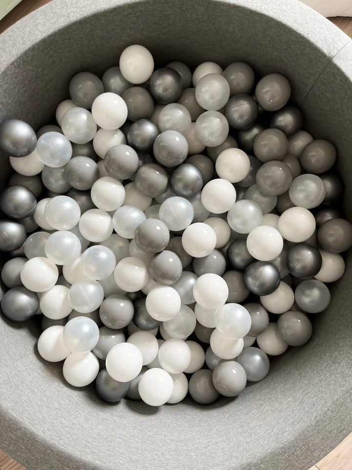 Monio for Kids Dark Grey Cotton Round Ball Pit