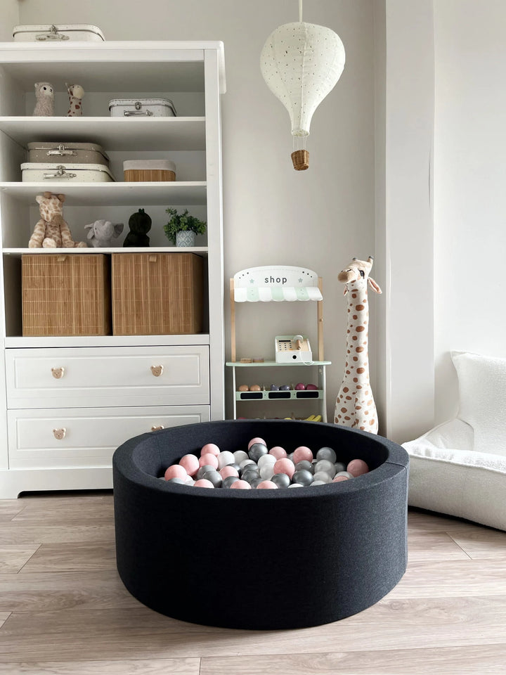 Monio for Kids Graphite Cotton Round Ball Pit