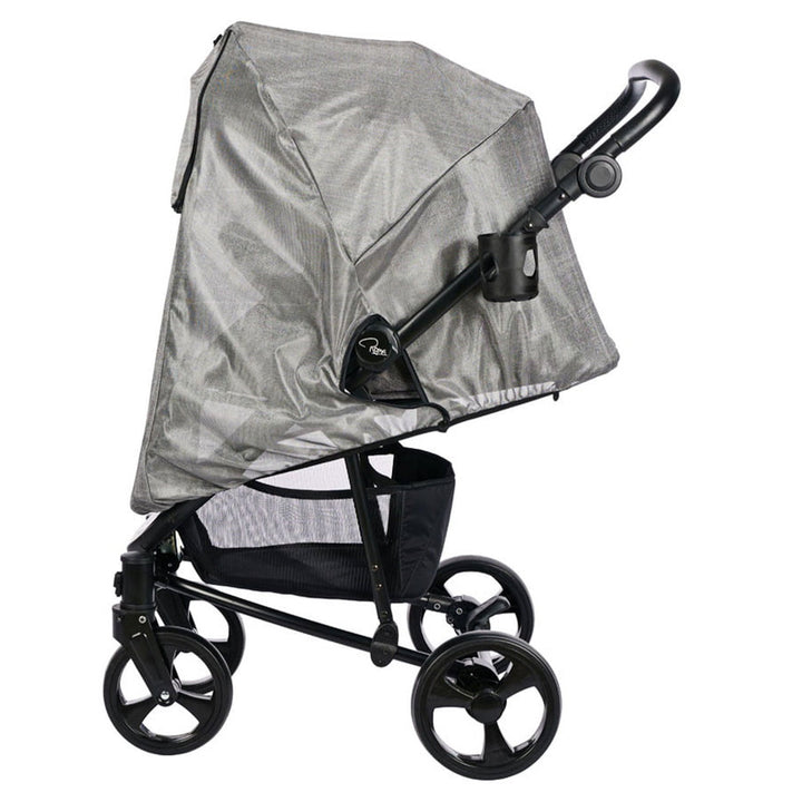 Roma Universal Stroller UV Net fitted over a pram seat unit