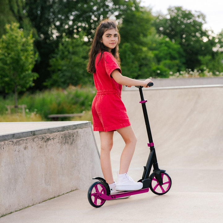 Magenta - Big 2 Wheel Scooter Mini Bee Big Wheeler