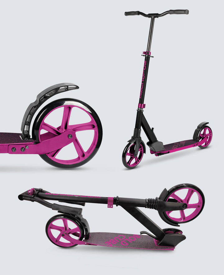 Magenta - Big 2 Wheel Scooter Mini Bee Big Wheeler