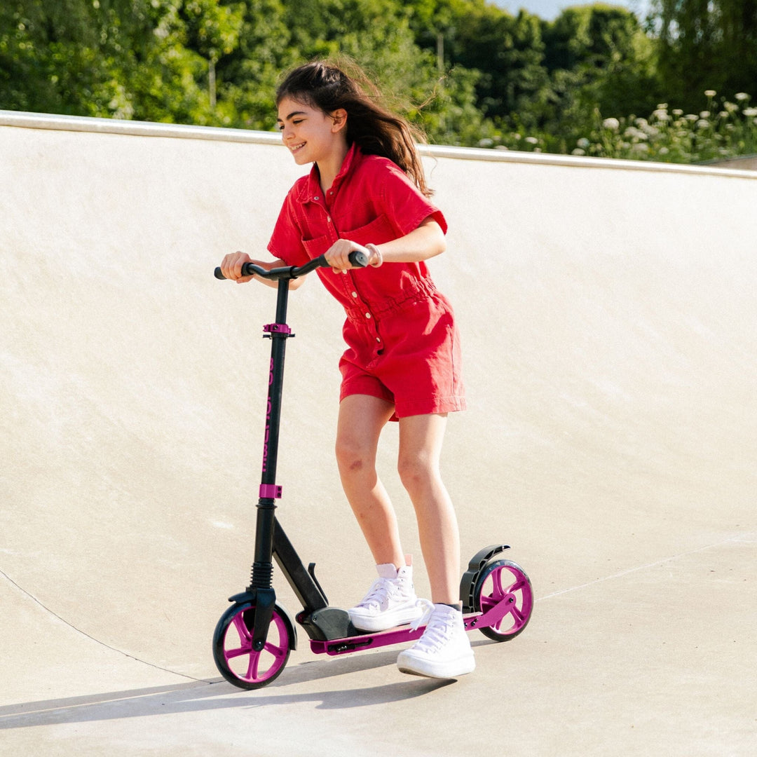 Magenta - Big 2 Wheel Scooter Mini Bee Big Wheeler