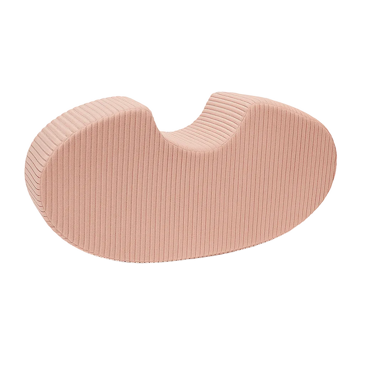 MeowBaby Aesthetic Bean Shape in Powder Rose, foam kidney-shaped play seat