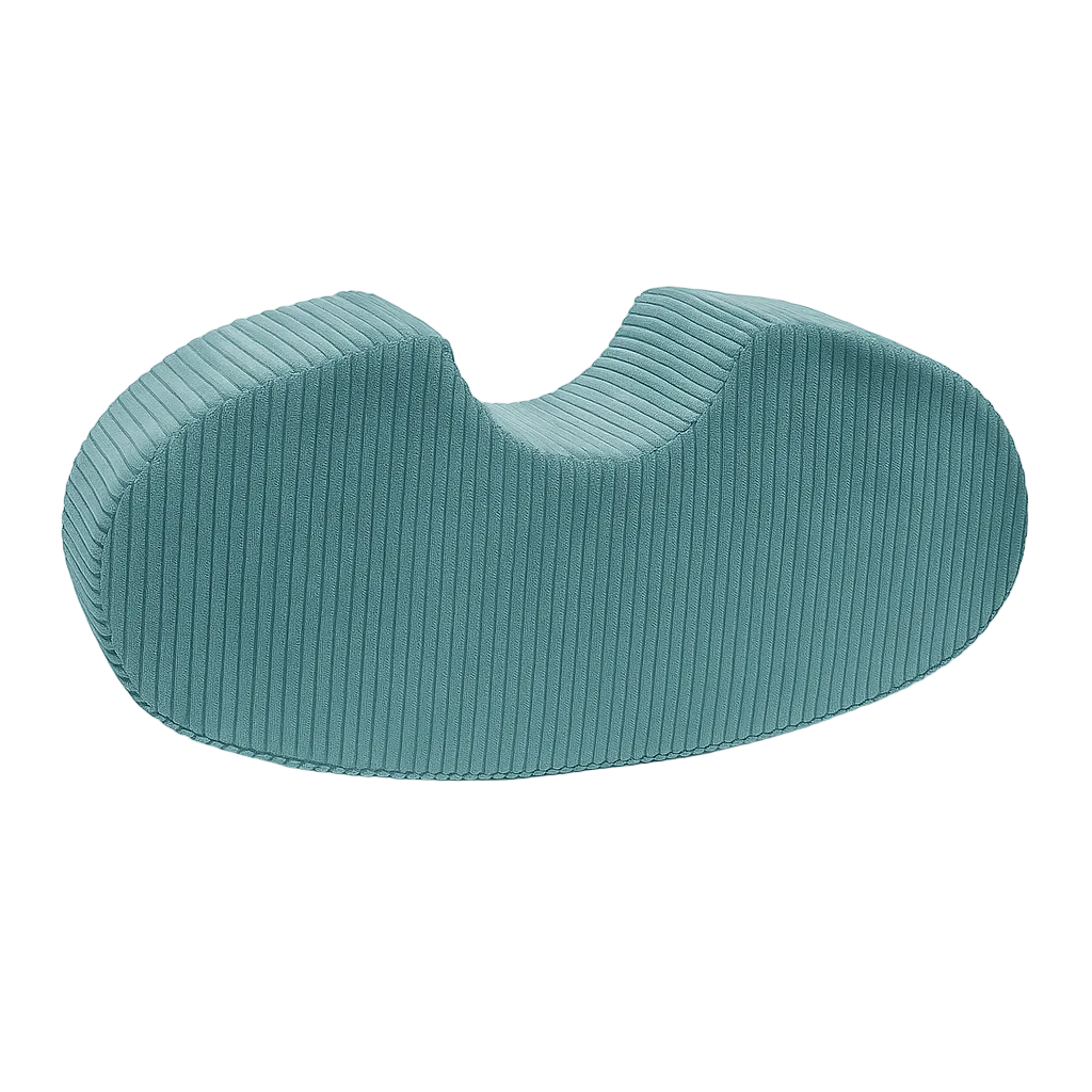 MeowBaby Aesthetic Bean Shape in Turquise, foam kidney-shaped play seat