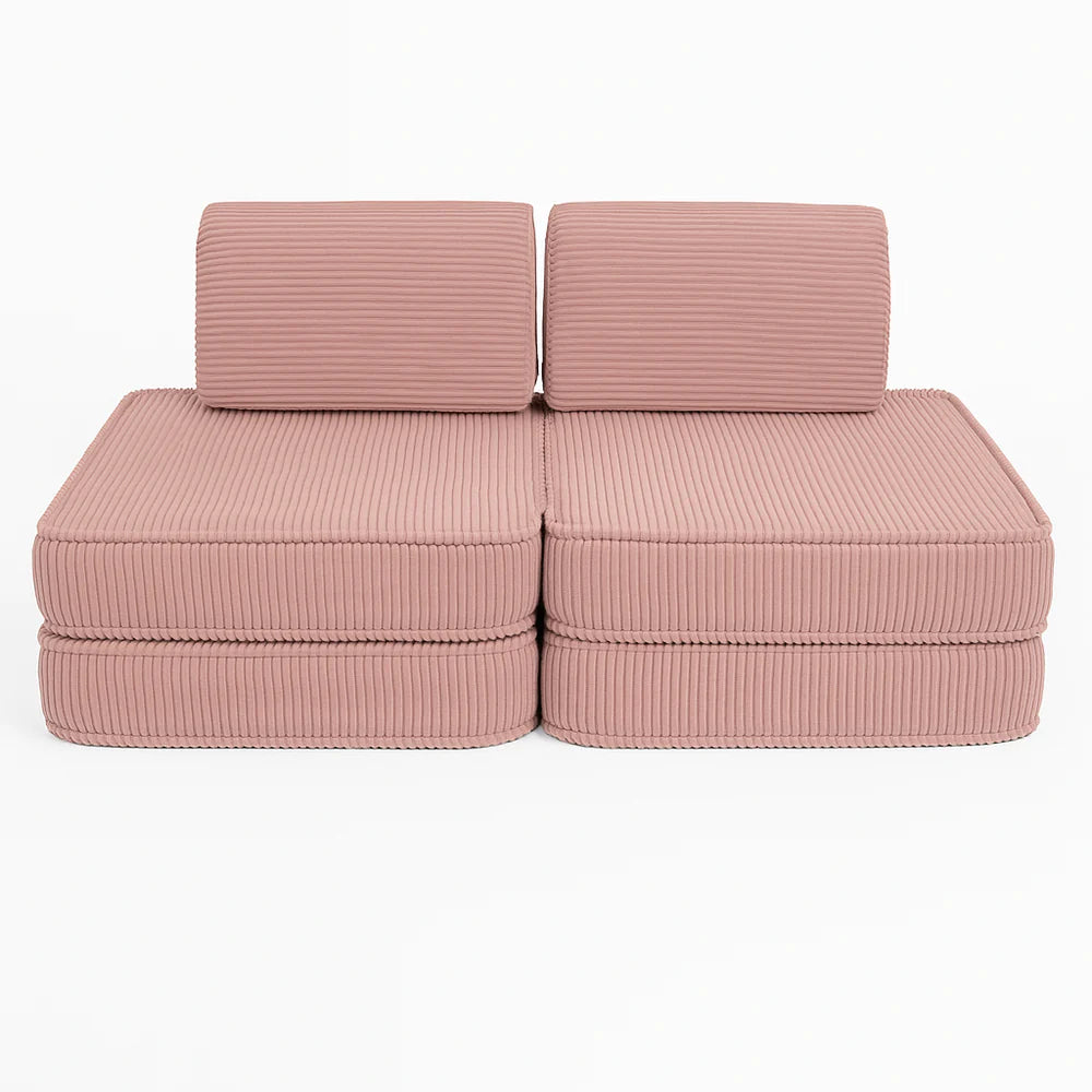 MeowBaby Aesthetic Pocket Kids Sofa - Basic - Pink