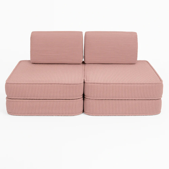 MeowBaby Aesthetic Pocket Kids Sofa - Basic - Pink