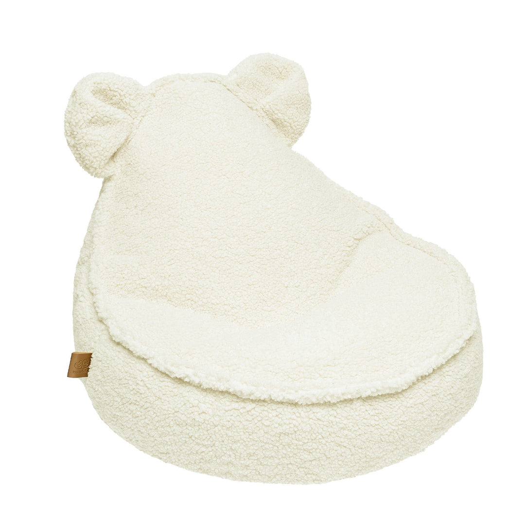 MeowBaby Bearly Teddy Sako Bag in Cream - children&