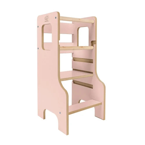 MeowBaby MDF Learning Tower Pink