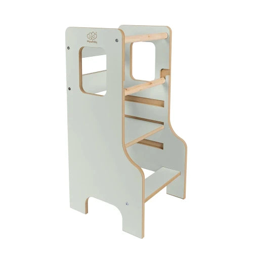 MeowBaby MDF Learning Tower Mint