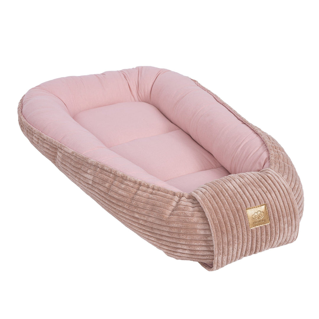MeowBaby Baby Nest, Corduroy Powder Pink
