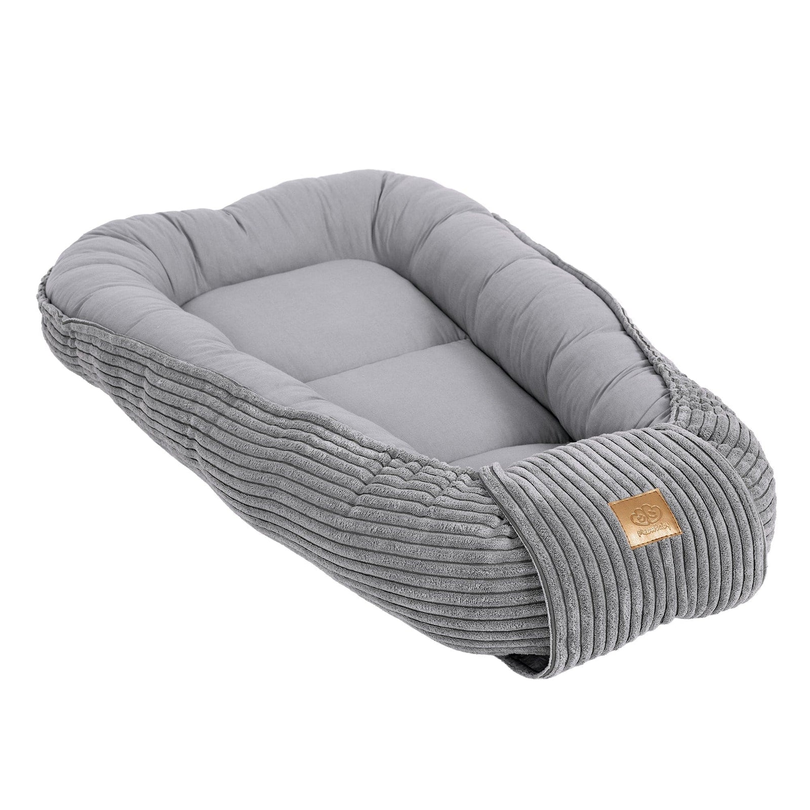 MeowBaby Baby Nest, Corduroy Grey