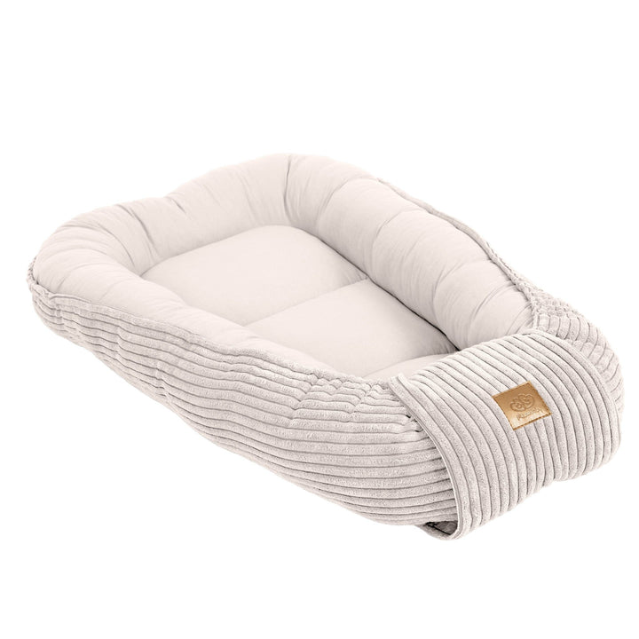 MeowBaby Baby Nest, Corduroy Ecru