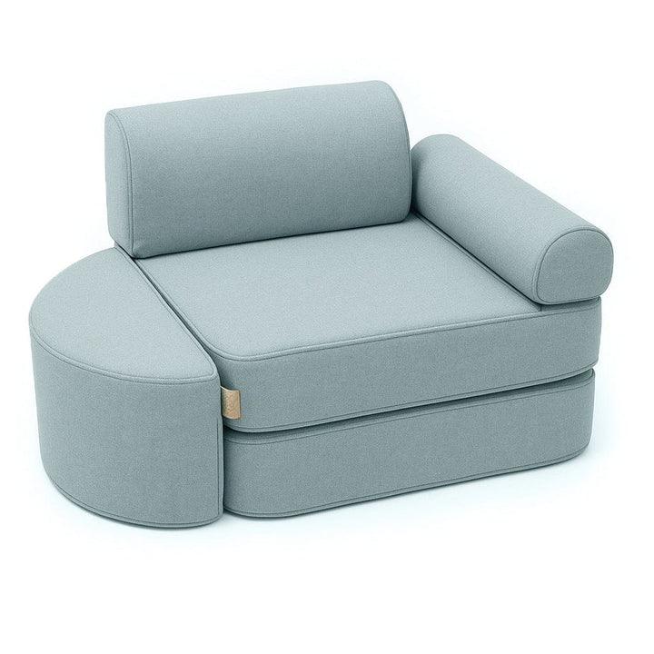 MeowBaby Outzy Kids Play Armchair 60cm - Cloudberry Sky Blue