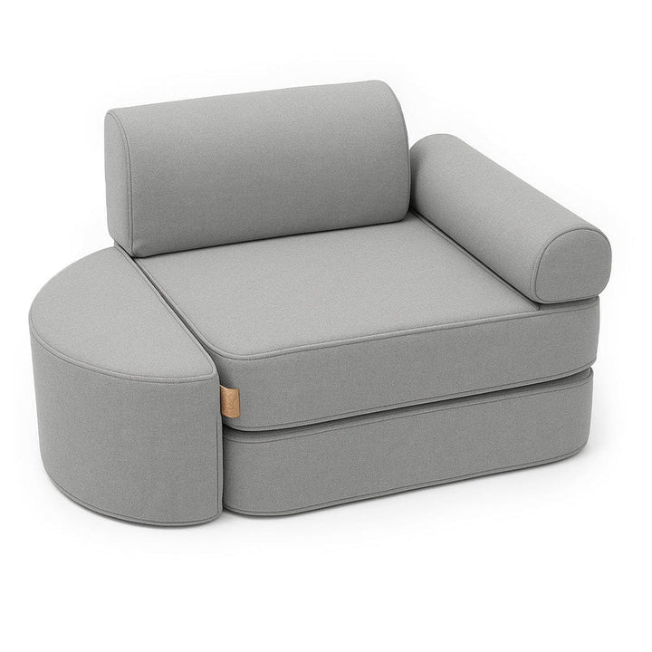 MeowBaby Outzy Kids Play Armchair 60cm - Feather Fog Grey