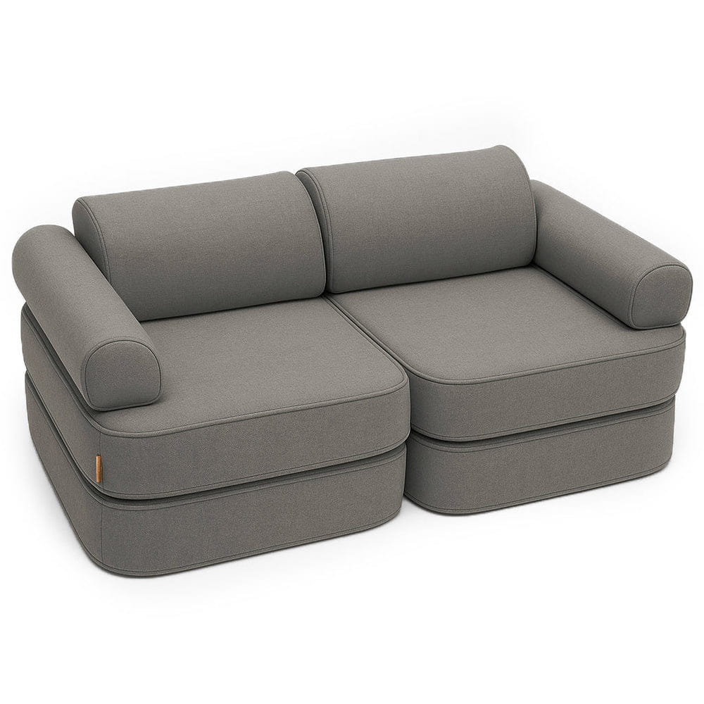 MeowBaby Outzy Pocket Kids Sofa 120cm - Drift Clay Taupe