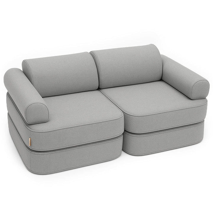 MeowBaby Outzy Pocket Kids Sofa 120cm - Feather Fog Grey