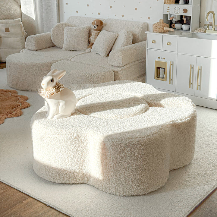 The MeowBaby Flower Shape Set styled in a real nursery playroom