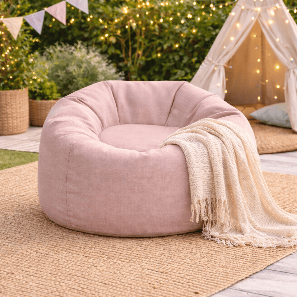 MeowBaby Outzy Floreo Bean Bag — UV-resistant and water-repellent feature graphic