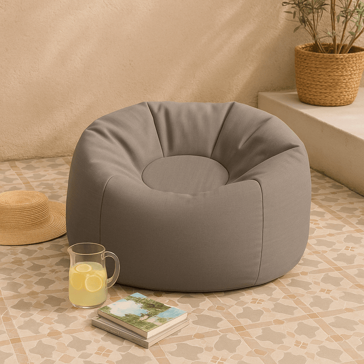 MeowBaby Outzy Floreo Bean Bag — dimensions and size reference graphic