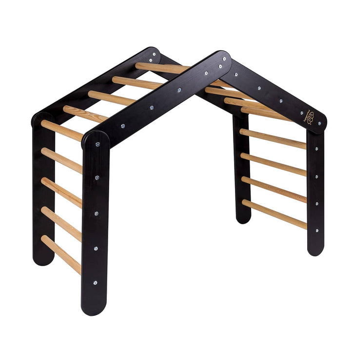 MeowBaby House &amp; Ladder Climbing Set, child playing inside the den