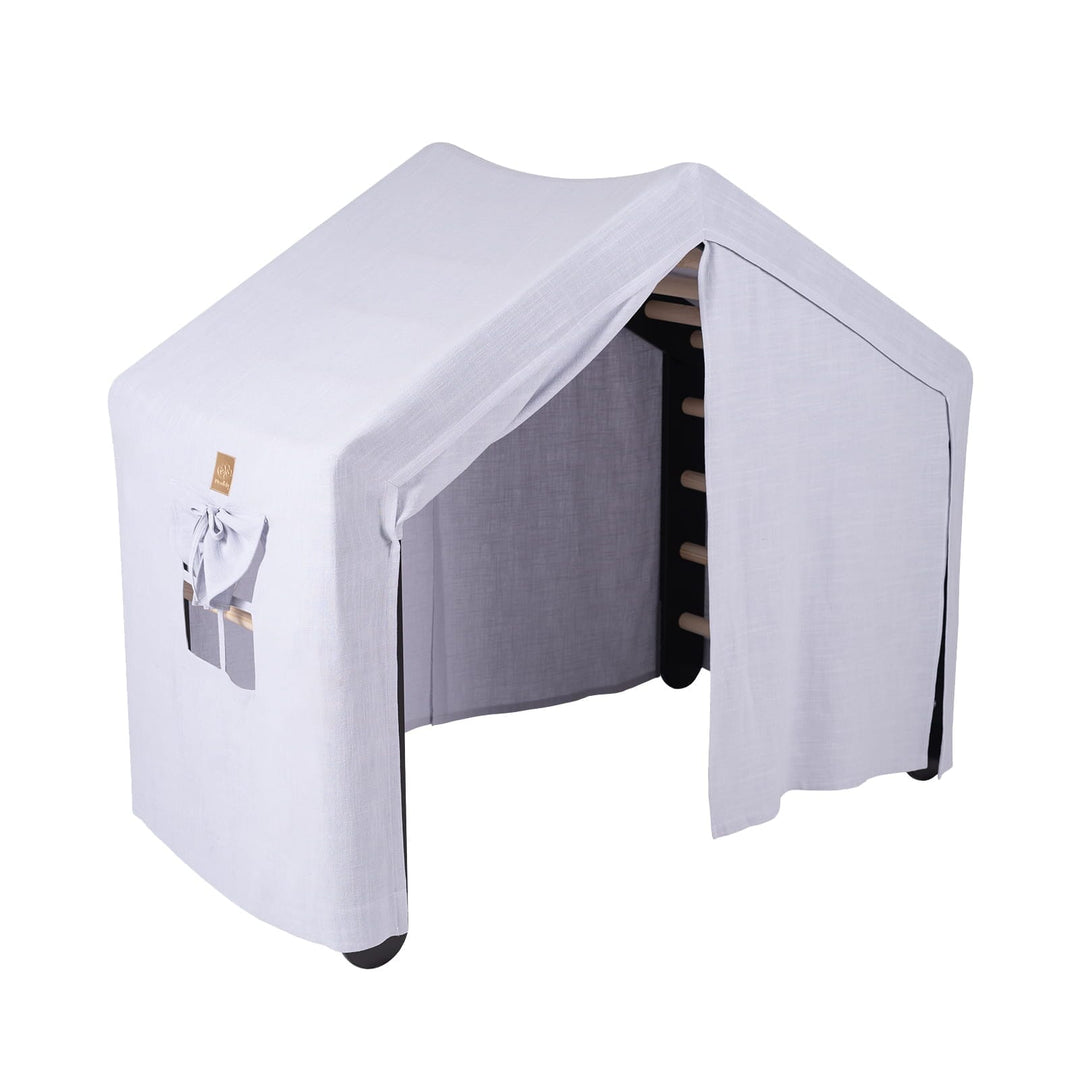 MeowBaby House &amp; Ladder Climbing Set, Grey &amp; Blue tent, Black ladder