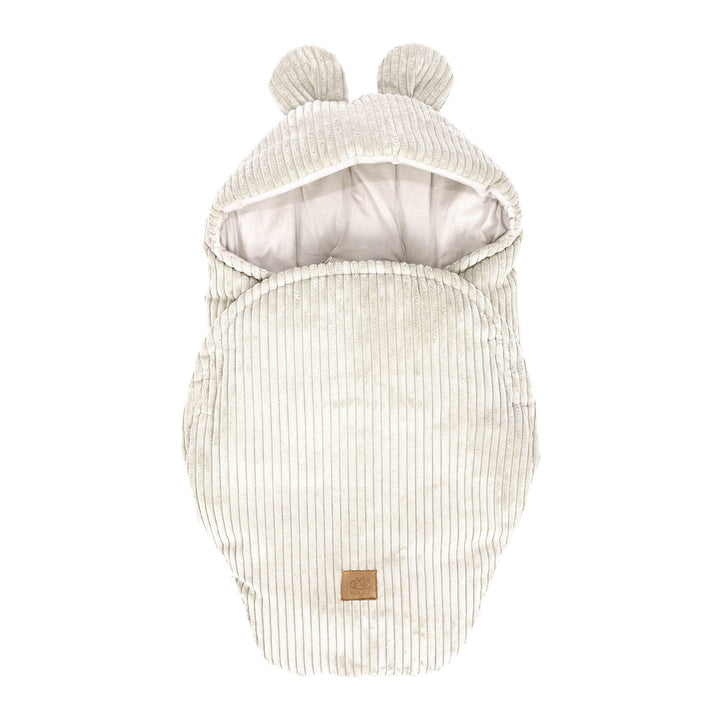 MeowBaby Square Swing baby swing seat in Vanilla corduroy
