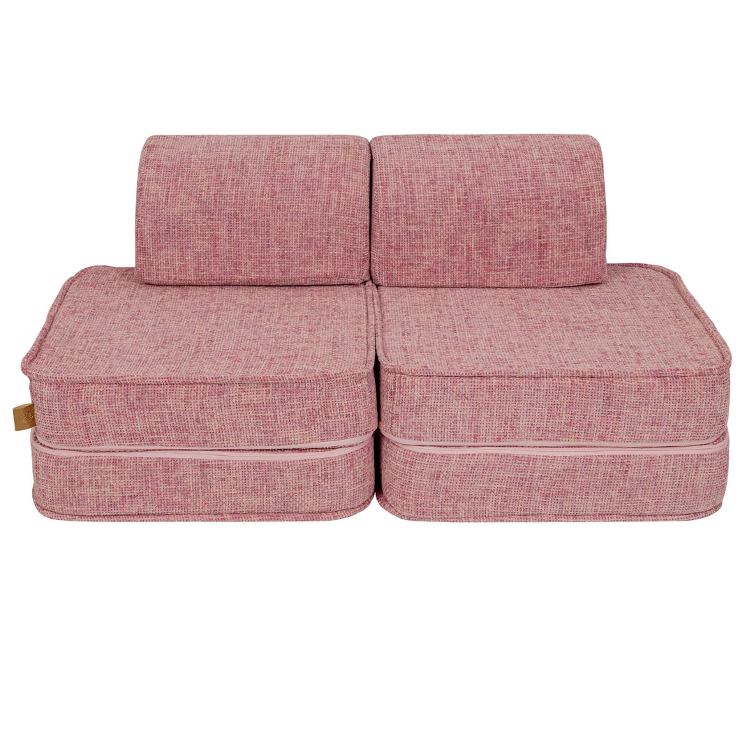MeowBaby Tangle Pocket Kids Sofa - Basic - Bubblegum Pink