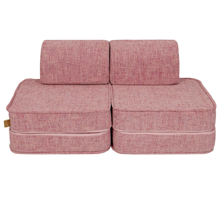 MeowBaby Tangle Pocket Kids Sofa - Basic - Bubblegum Pink