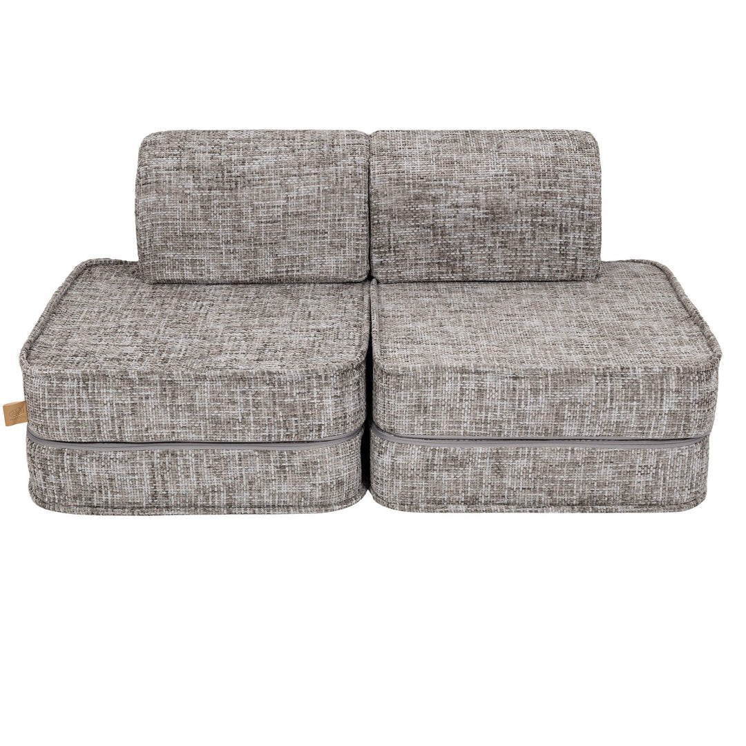 MeowBaby Tangle Pocket Kids Sofa - Basic - Moon Grey