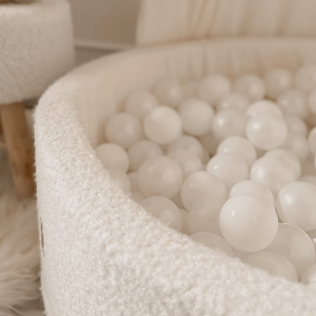 MeowBaby Boucle Round Ball Pit Mini Bee Ball Pits
