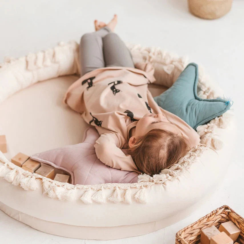 MINICAMP Mint Linen Sea Star Cushion