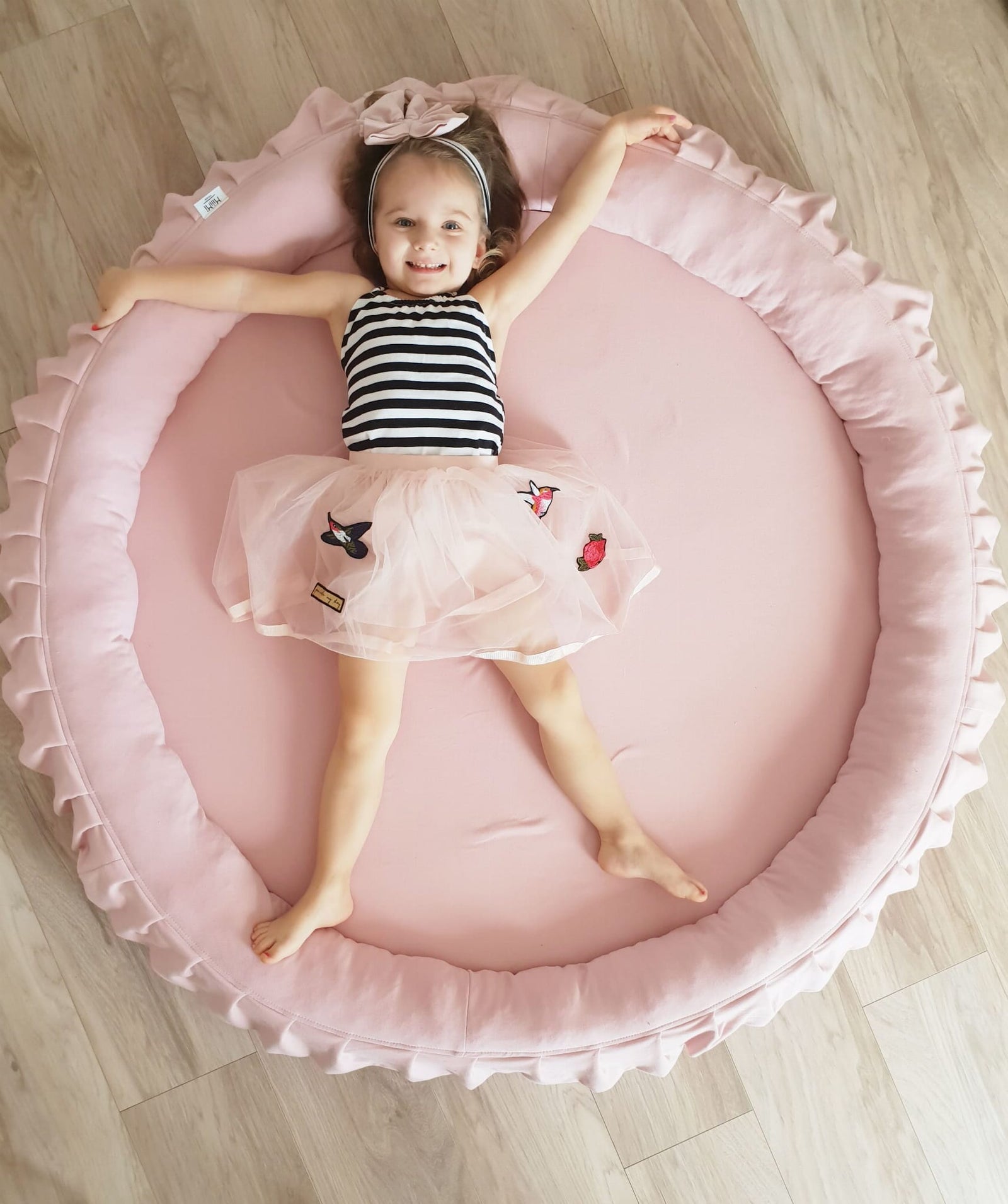 Monio for Kids Powder Pink Cotton Padded Nest Playmat Play Mats MONIO for Kids 