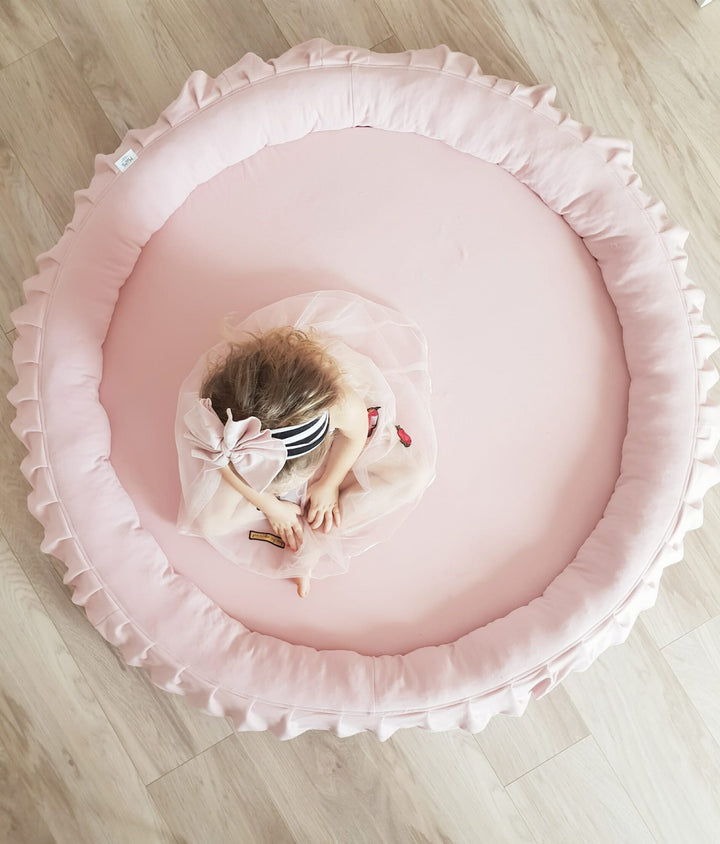 Monio for Kids Powder Pink Cotton Padded Nest Playmat Play Mats MONIO for Kids 