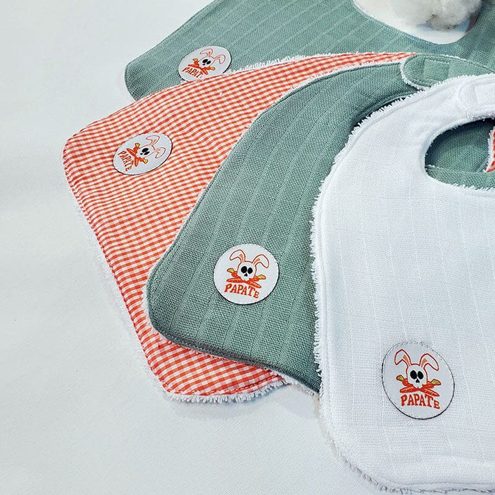 Papate Green Organic Cotton Lop Bib Bibs Papate 