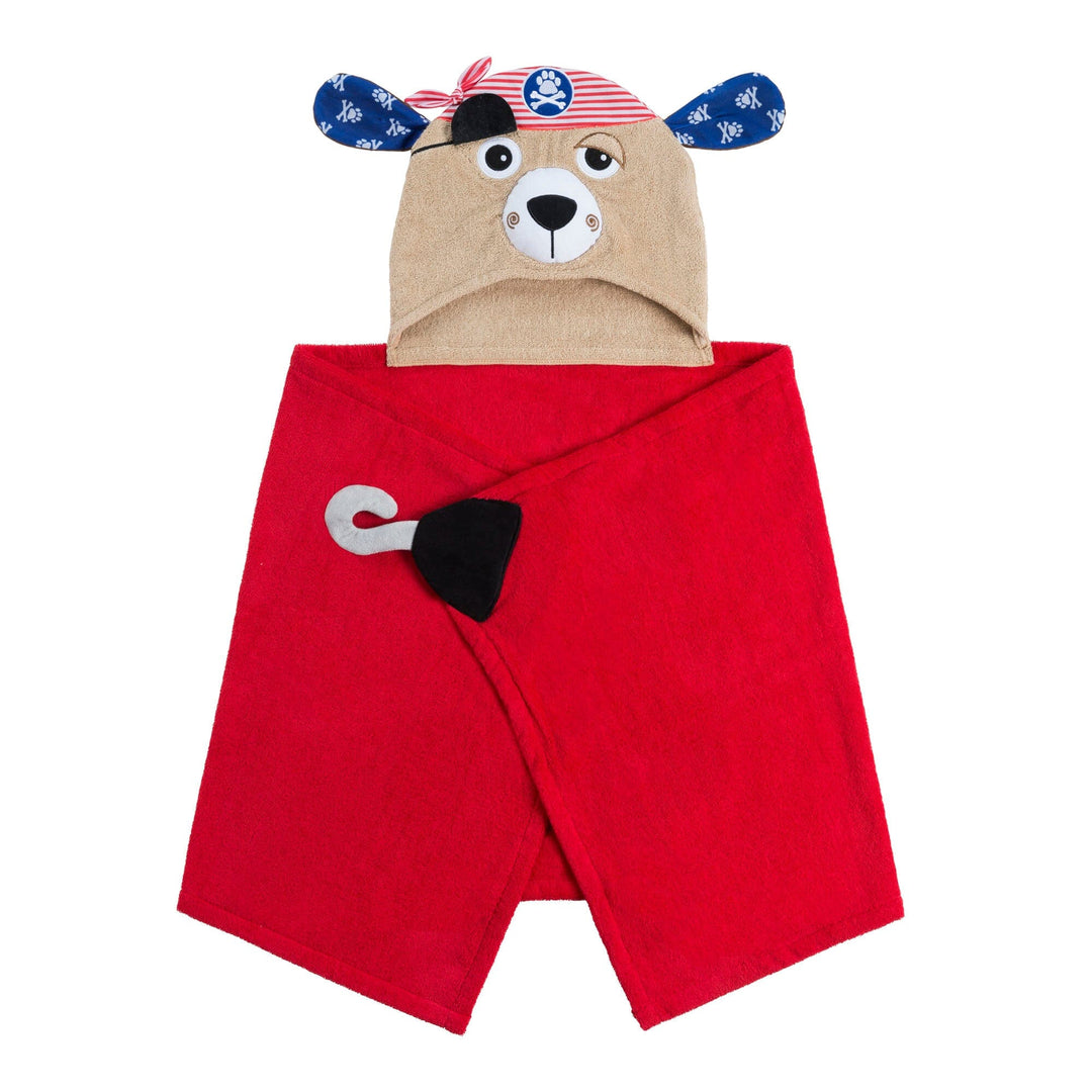 Pedro the Pirate Luxury Towel with Hood Baby & Toddler Swimwear Zoocchini 
