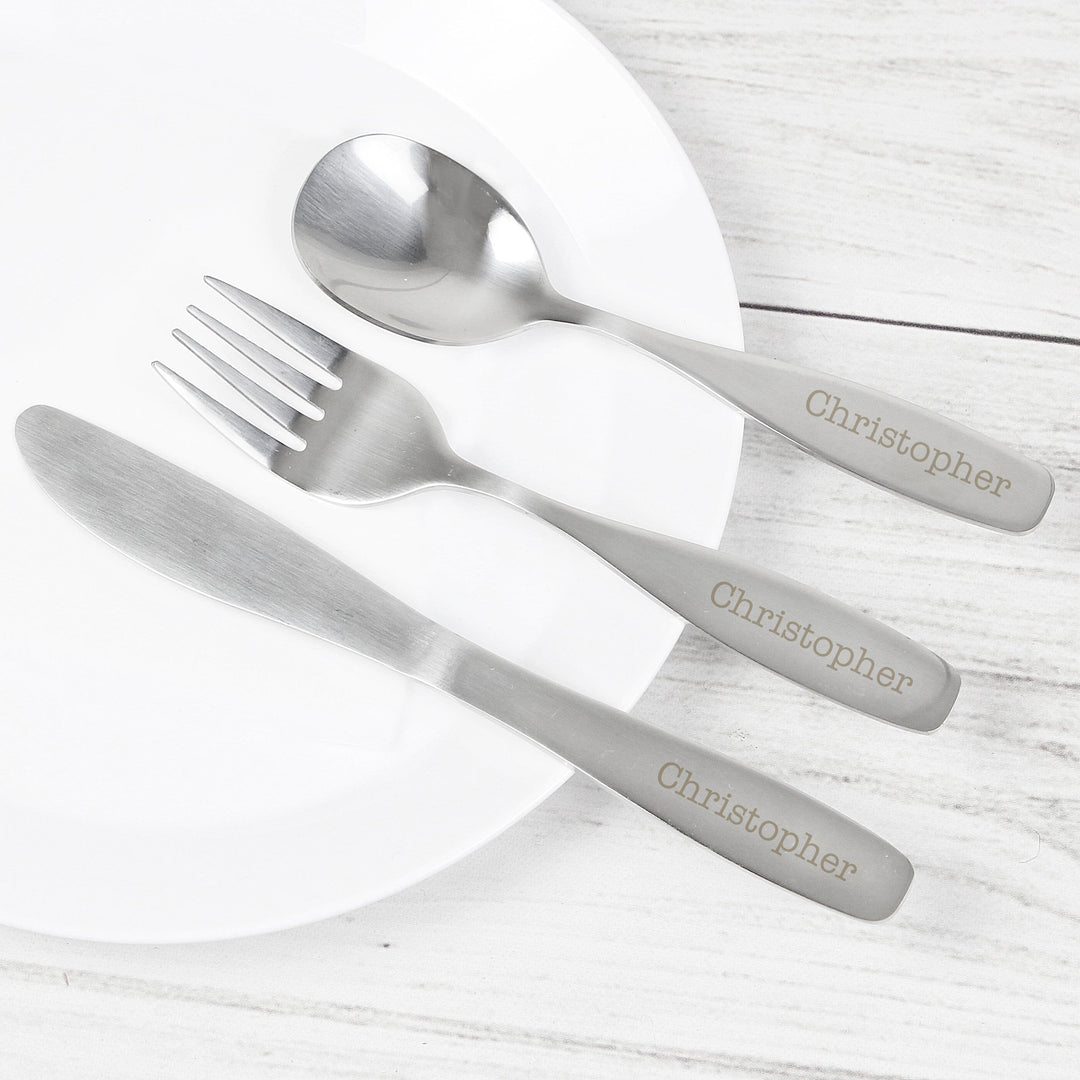 Personalised 3 Piece Cutlery Set Flatware Sets Mini Bee 