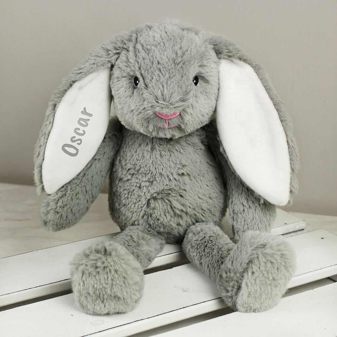 Personalised Bunny Rabbit Soft Toy Baby Activity Toys Mini Bee 