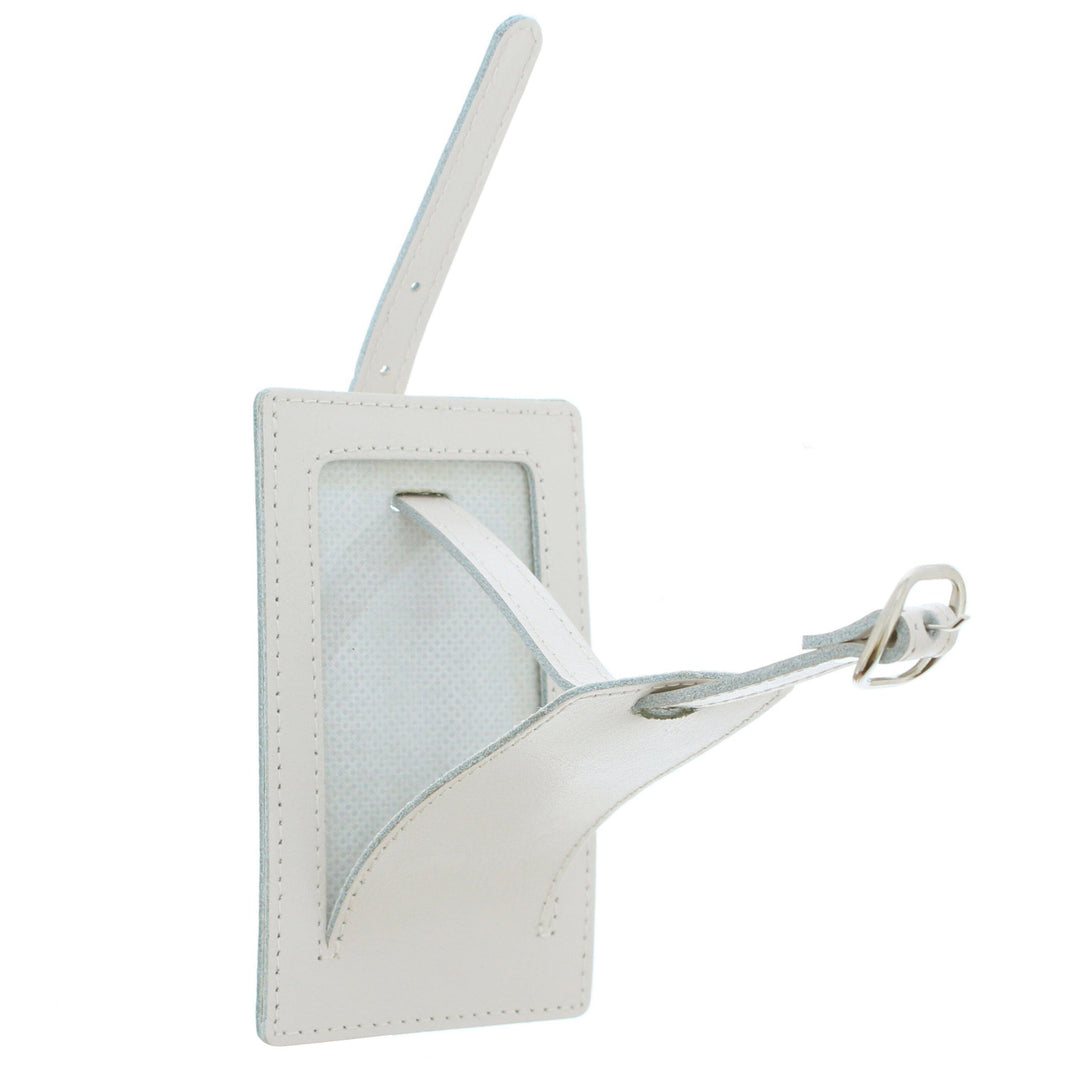 Personalised Hessian Elephant Cream Luggage Tag Luggage Tags Nestoro