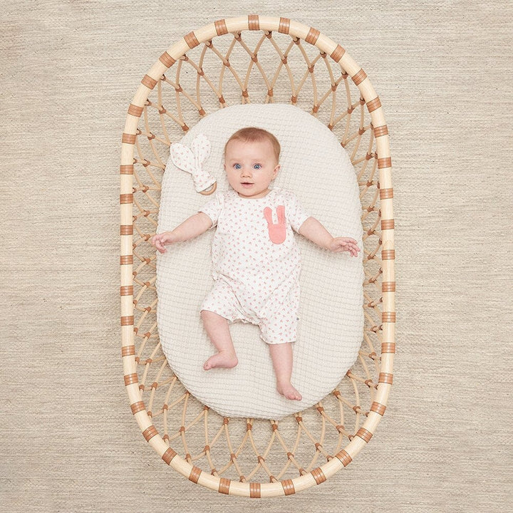 Pink Bunny Shorty Playsuit Baby One-Pieces The Bonnie Mob 