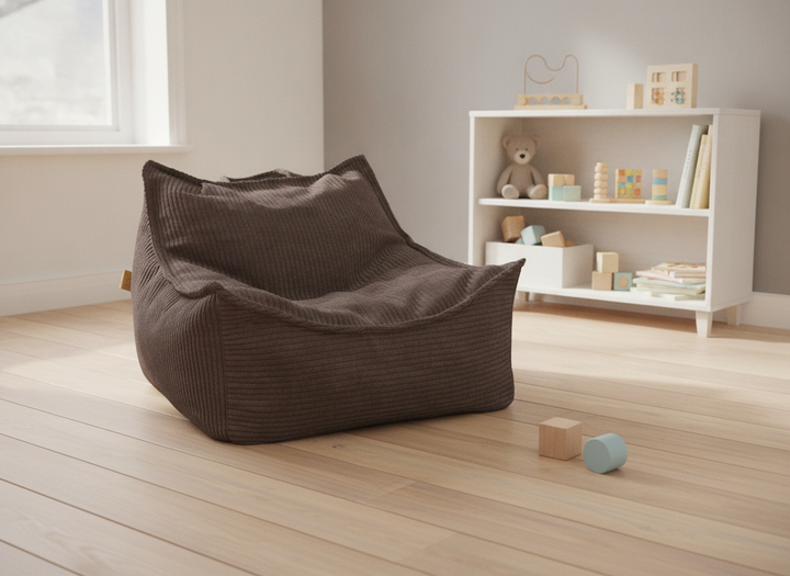 MeowBaby Sako Bag corduroy chair styled in a children&