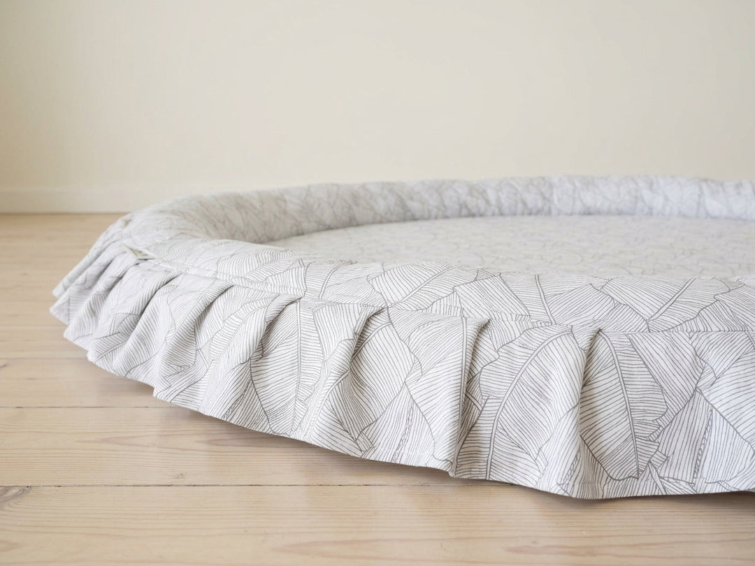 Monio for Kids Leaf Cotton Padded Nest Playmat, lifestyle image
