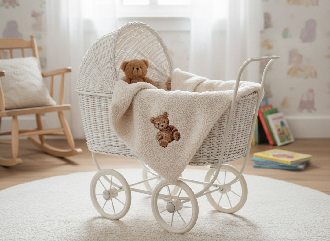 Roma Teddy Blanket - lifestyle scene 1