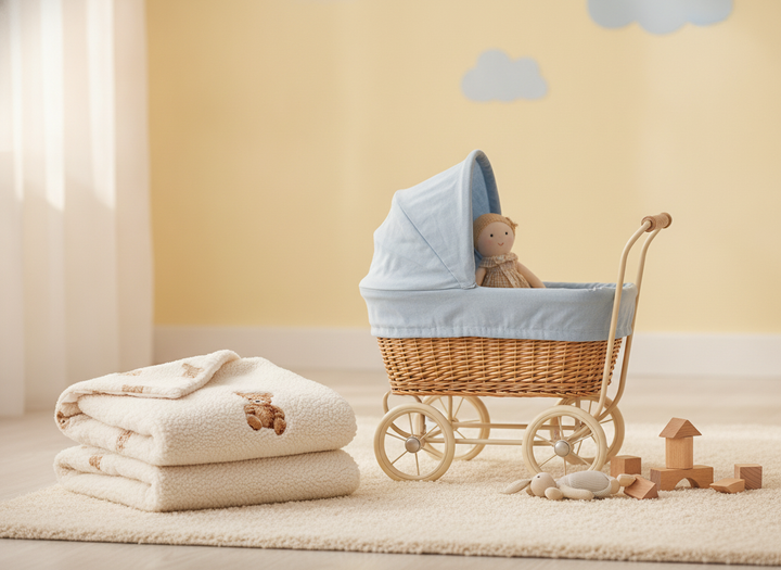 Roma Teddy Blanket - lifestyle scene 2