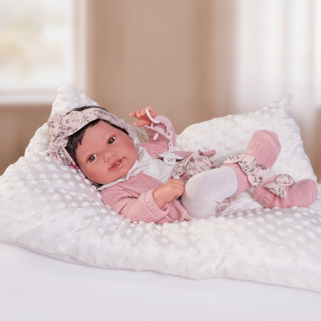 Resting easy - Antonio Juan Newborn Pipa Doll, Soft Body, 42cm, Nestoro