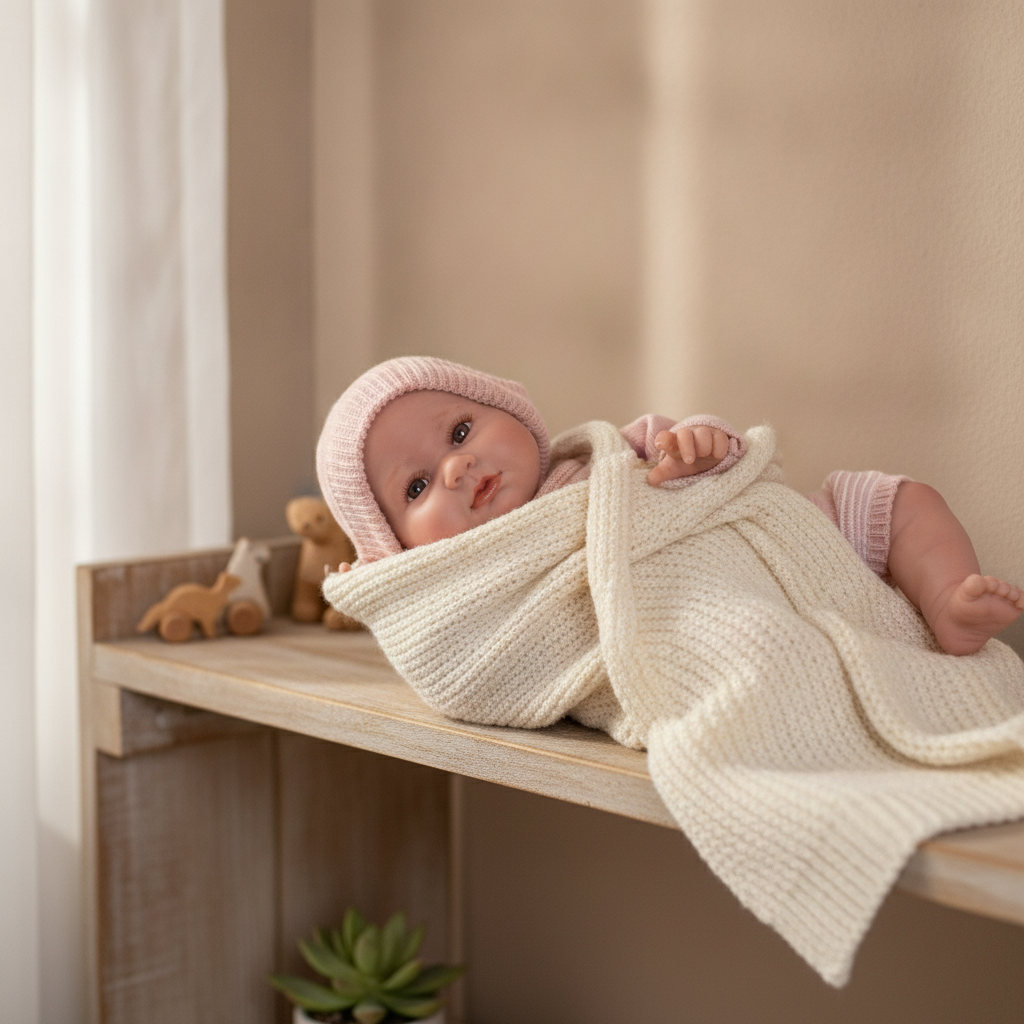 Wrapped and ready - Antonio Juan Luca Lifelike Reborn Doll, 42cm, Nestoro