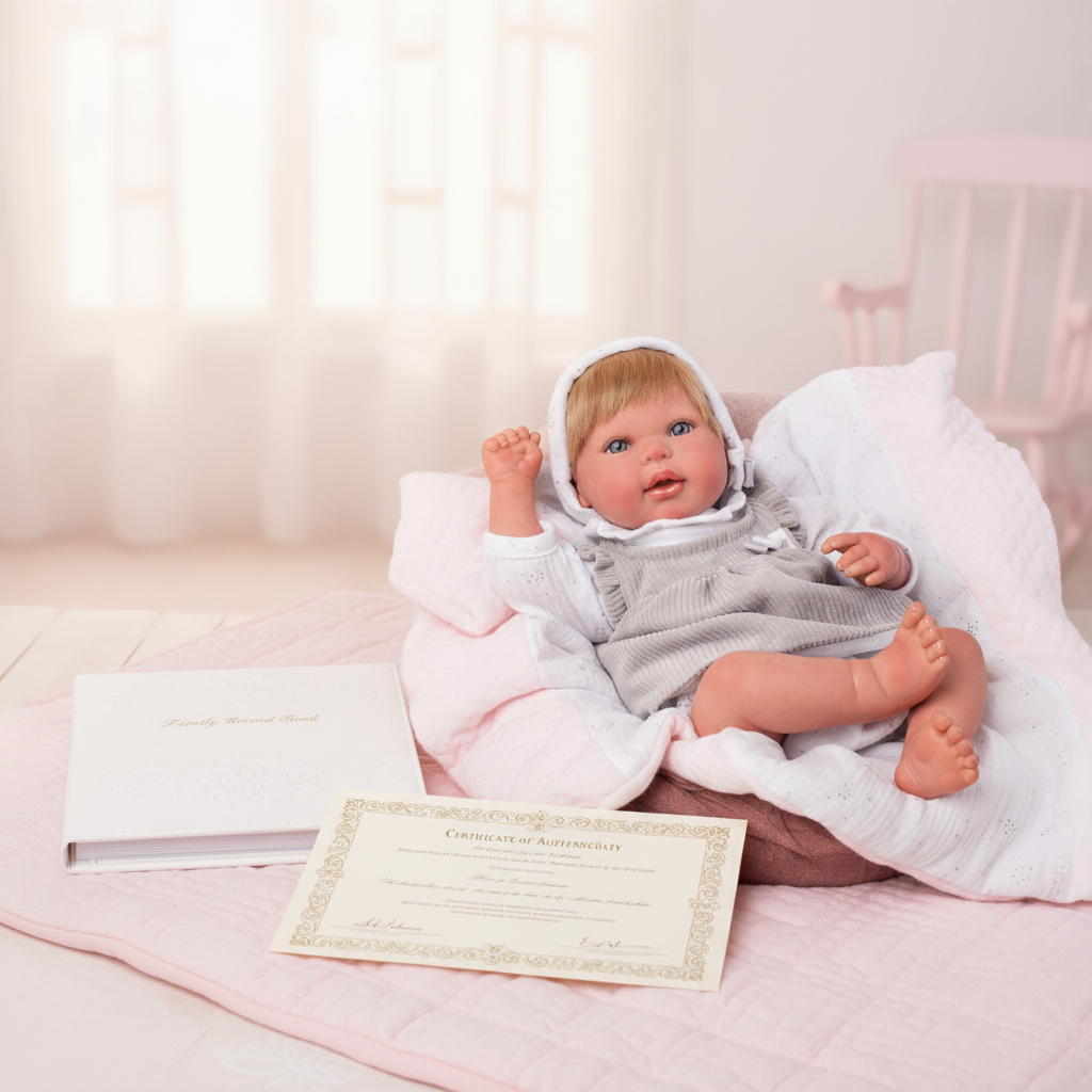 Handmade in every detail - Arias Reborn Doll Emma, 45cm, Nestoro